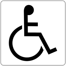 Wheelchair accessibility symbol indicating disability access.